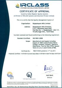 ISO Certificate